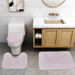 3 pcs bath set pink bath set.