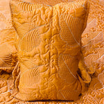 leaf bed spread copper