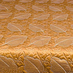 leaf bed spread copper