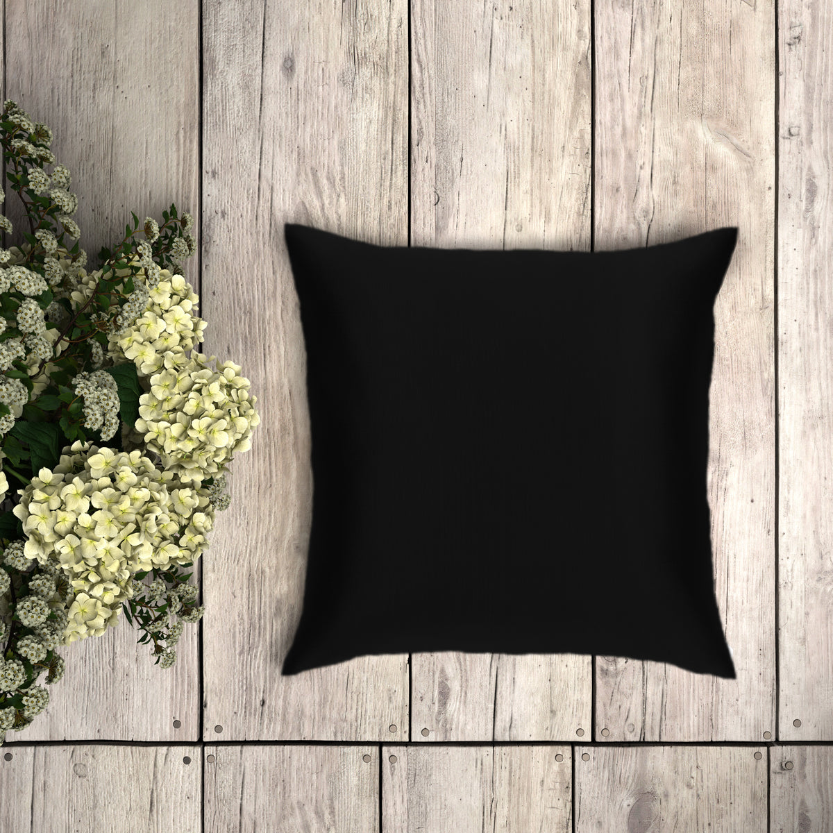 silk cushion cover black cushion cover.