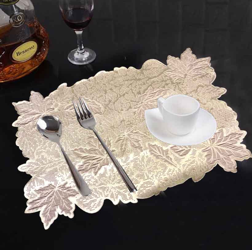 6 piece table matt vine dining table mat set.