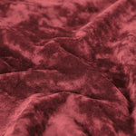 velvet fitted sheet maroon