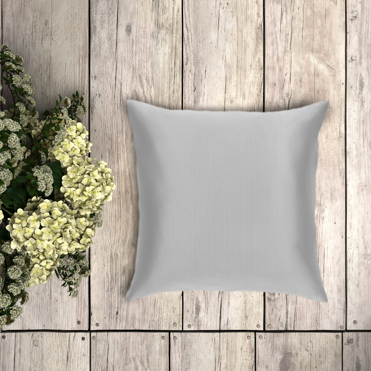 silk cushion cover silver cushion cover.