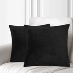 velvet premium cushion cover black 1 cushion cover.