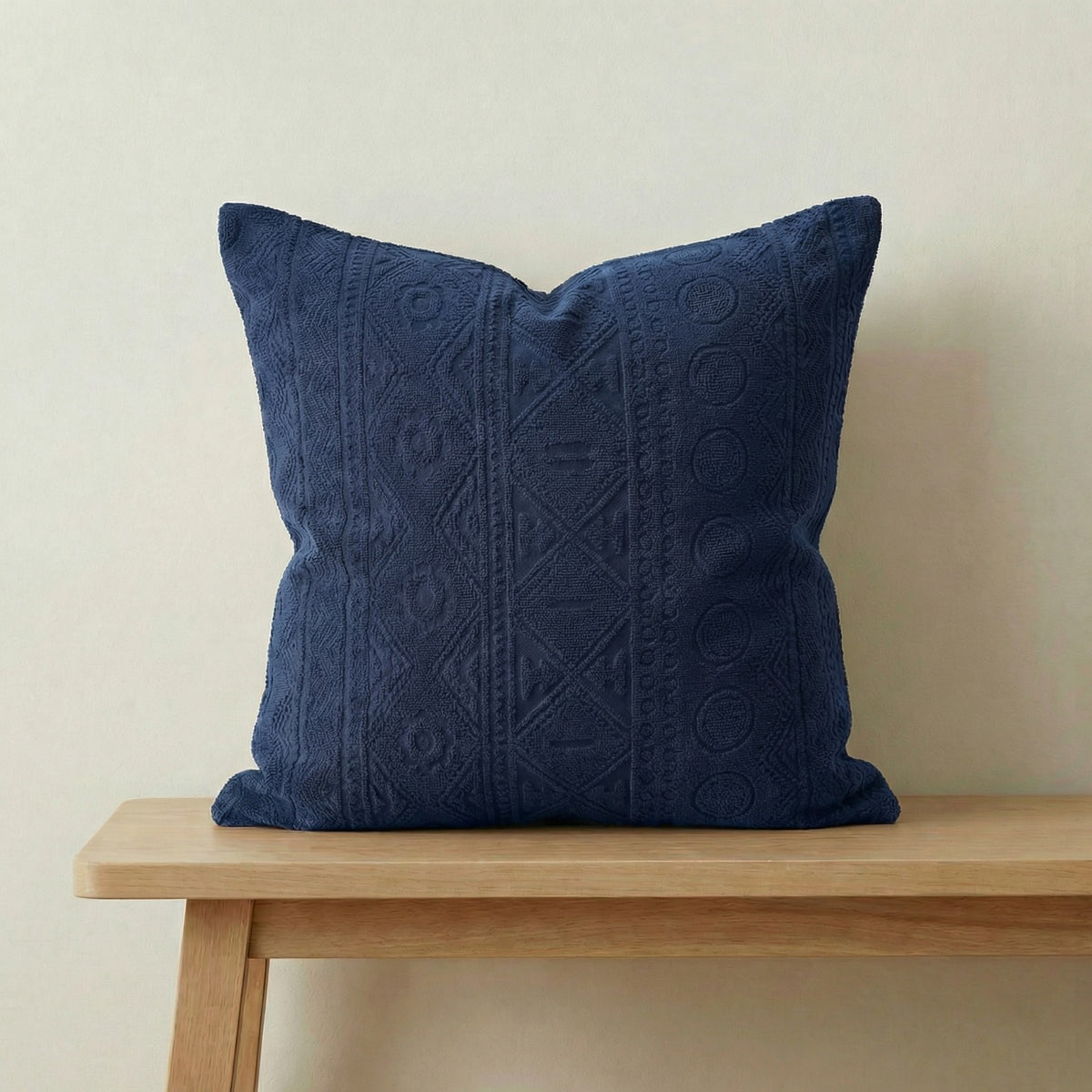 Bohemian Cushion Cover Navy Blue