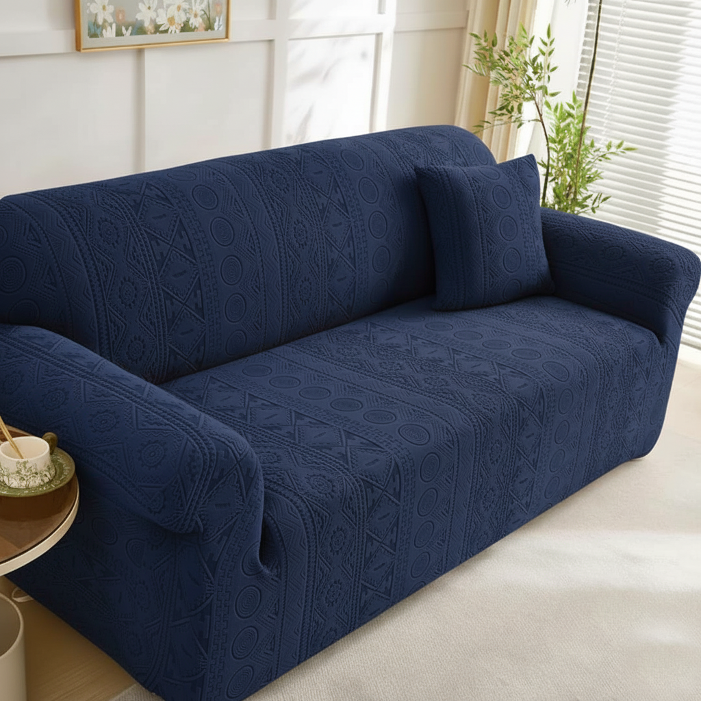 Bohemian Sofa Cover Blue