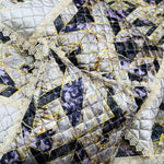 digital quilted bed spread 4 pcs silkemb