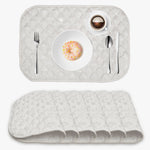 dining table place mat grey