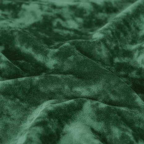 velvet fitted sheet emerald green