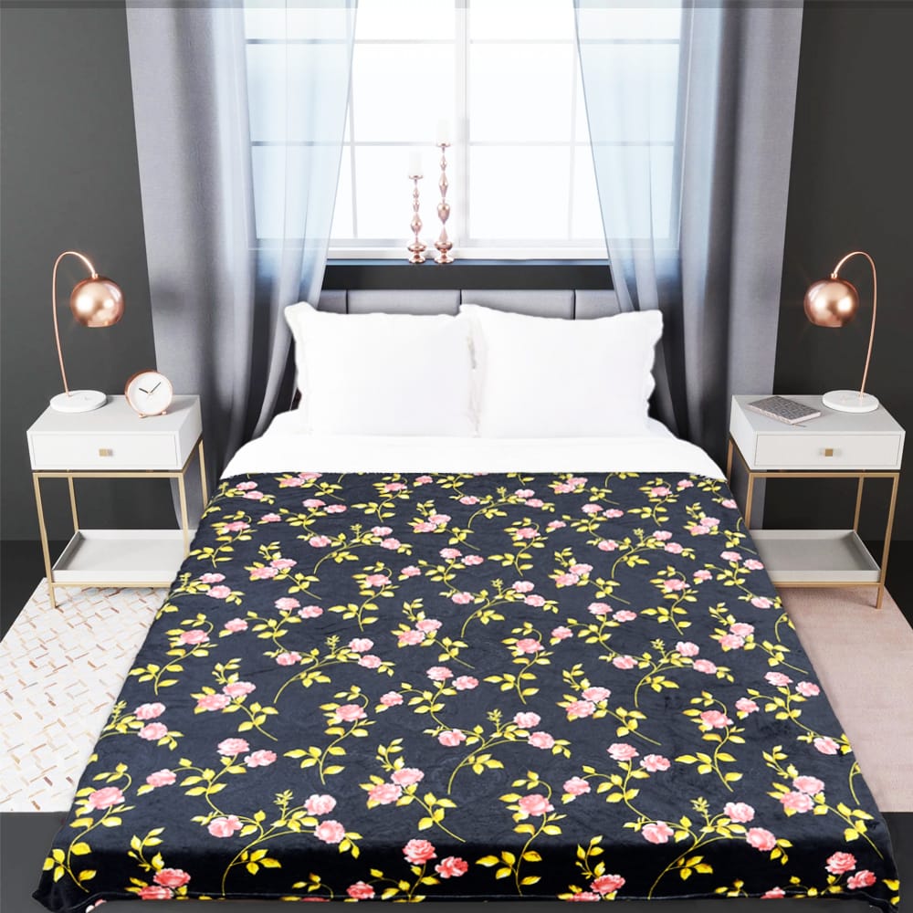 fleece blanket fern blanket.