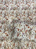 floral printed fitted sheet