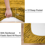 velvet fitted sheet camel brown