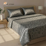 Jacquard Bedsheet Black