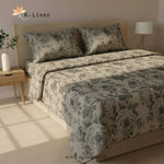 Jacquard Bedsheet Light Grey