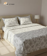Jacquard Bedsheet White