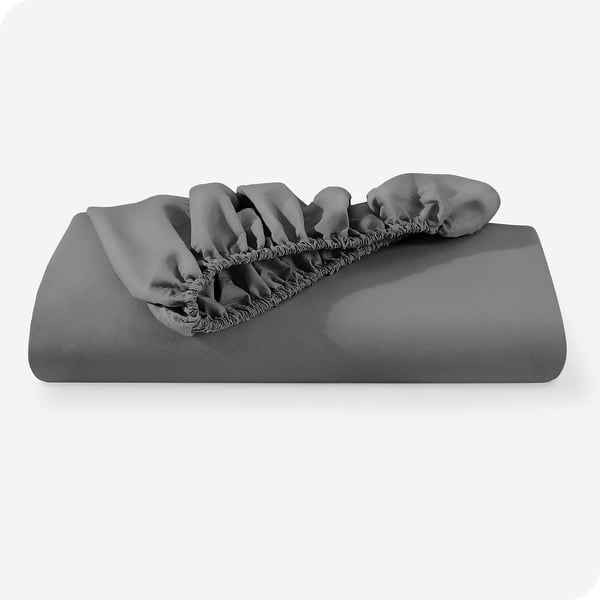 Jersey Bed Fitted Sheet Grey