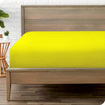 Jersey FItted Sheet - Yellow