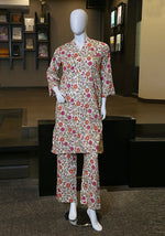 2 piece printed lawn suit amber suit.