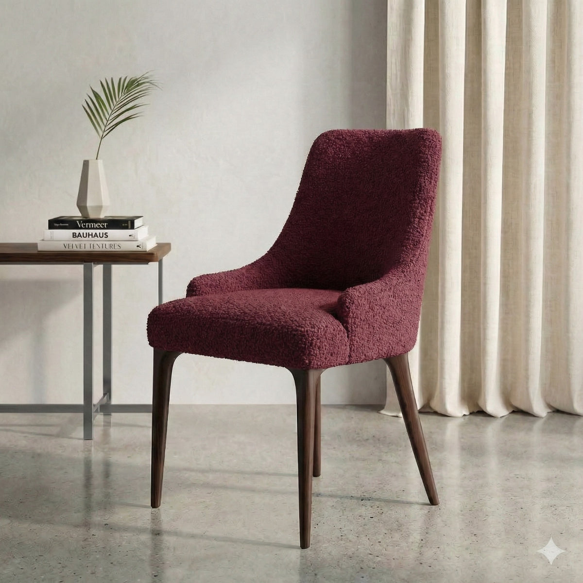 Terry Turkish Chair Cover -Maroon