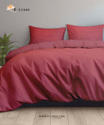 mehroon solid bed sheet set bed sheet set.