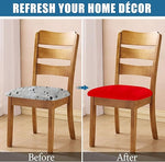 modern velvet dining chair seat cover maroon