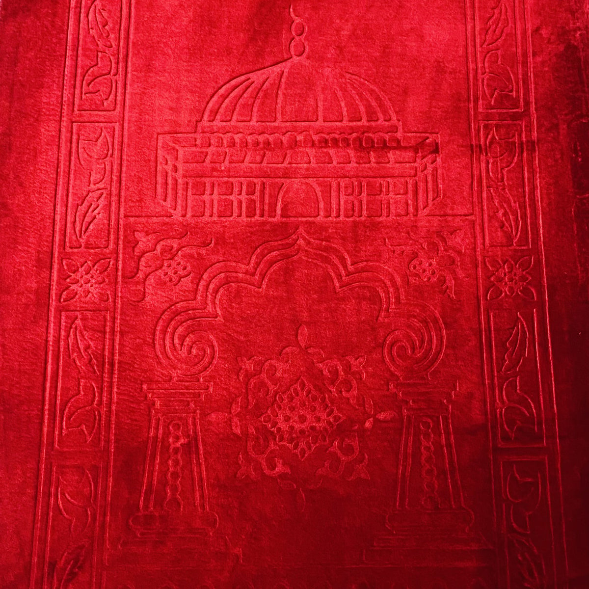 premium velvet prayer mat iman
