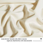 premium velvet curtain off white