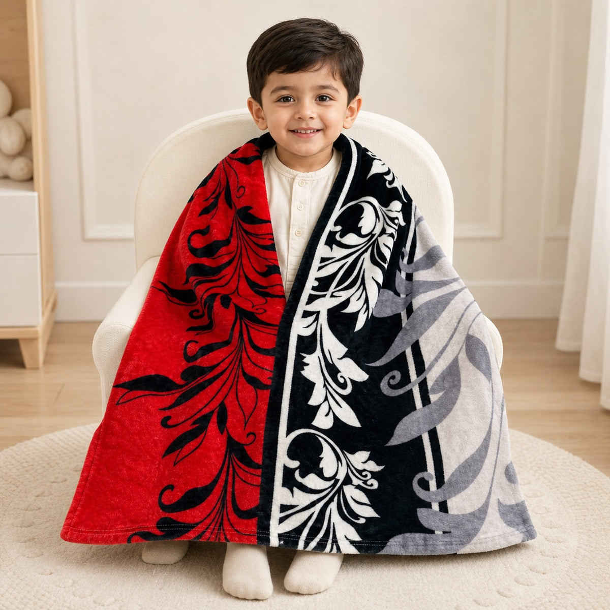 Printed Kids Blanket Snuggle