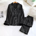 silk loungewear suit suit.