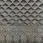 velvet heavy embroidered bed spread 4pcs grey