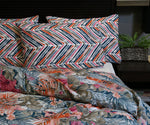 copy watercolor garden cotton bed sheet set 1 bed sheet set.