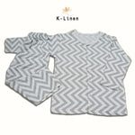 Grey Zigzag Pattern Snuggle Up Kids Suite | K-Linen