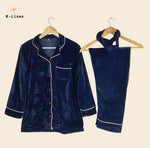 women velvet suite suit.