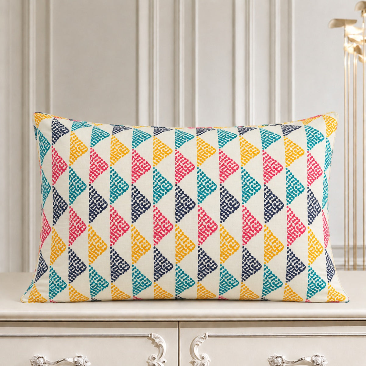 Pair Of Printed Pillow Cover - Fiorelle