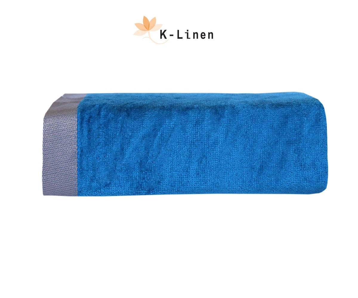 soft velour bath sheet