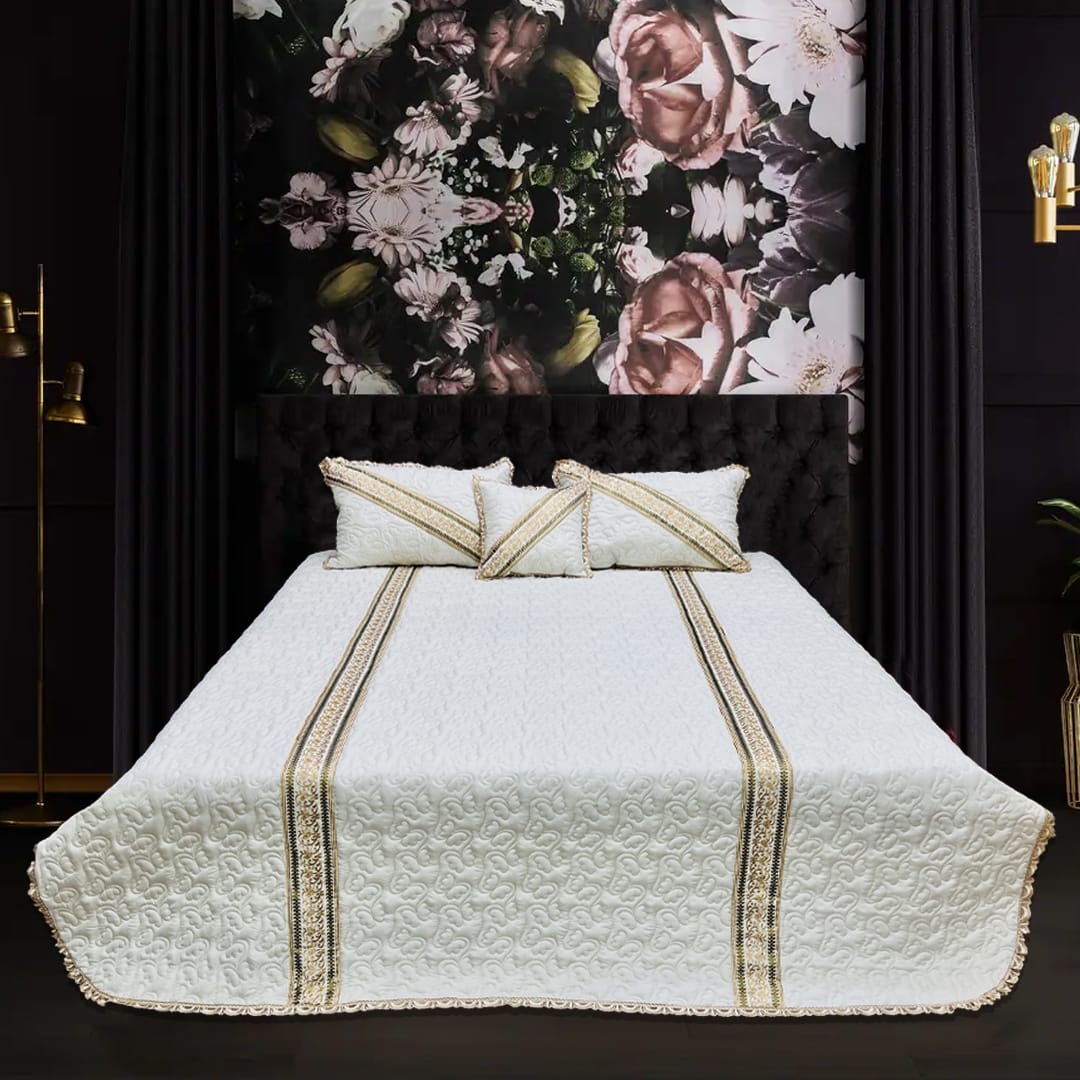 quilted bedspread set softique