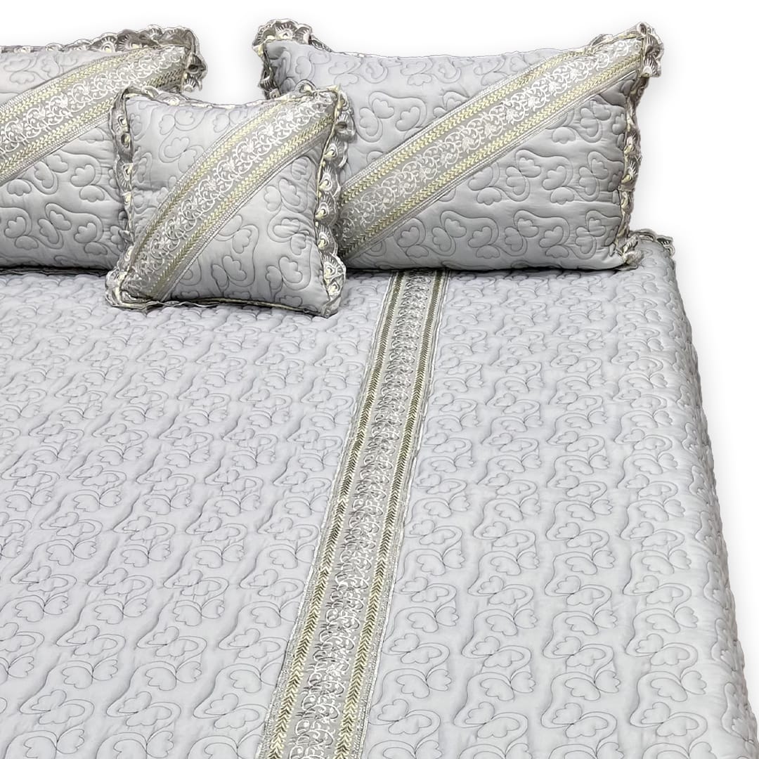 quilted bedspread set silkara