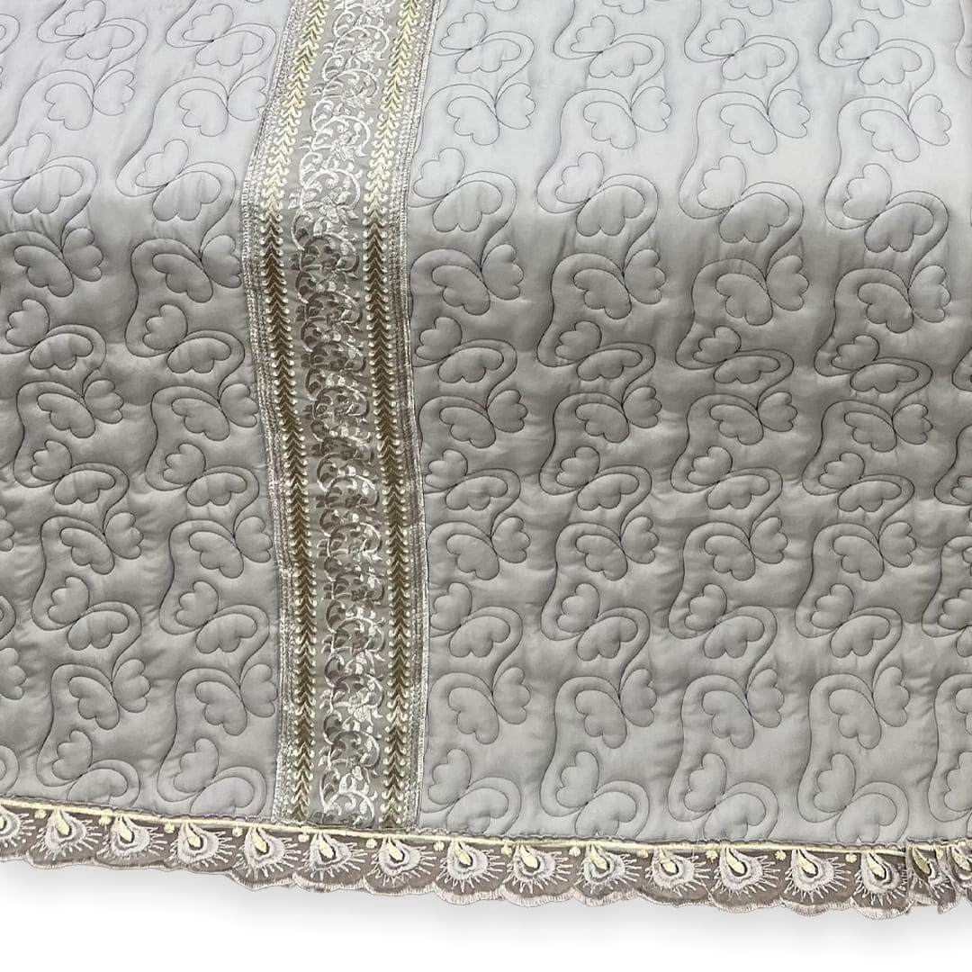 quilted bedspread set silkara
