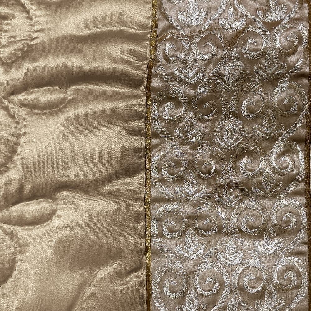 bridal bedsheet set golden hues bed sheet set.