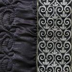 bridal bedsheet set black bed sheet set.
