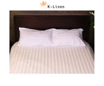 white satin stripe bed sheet set bed sheet set.