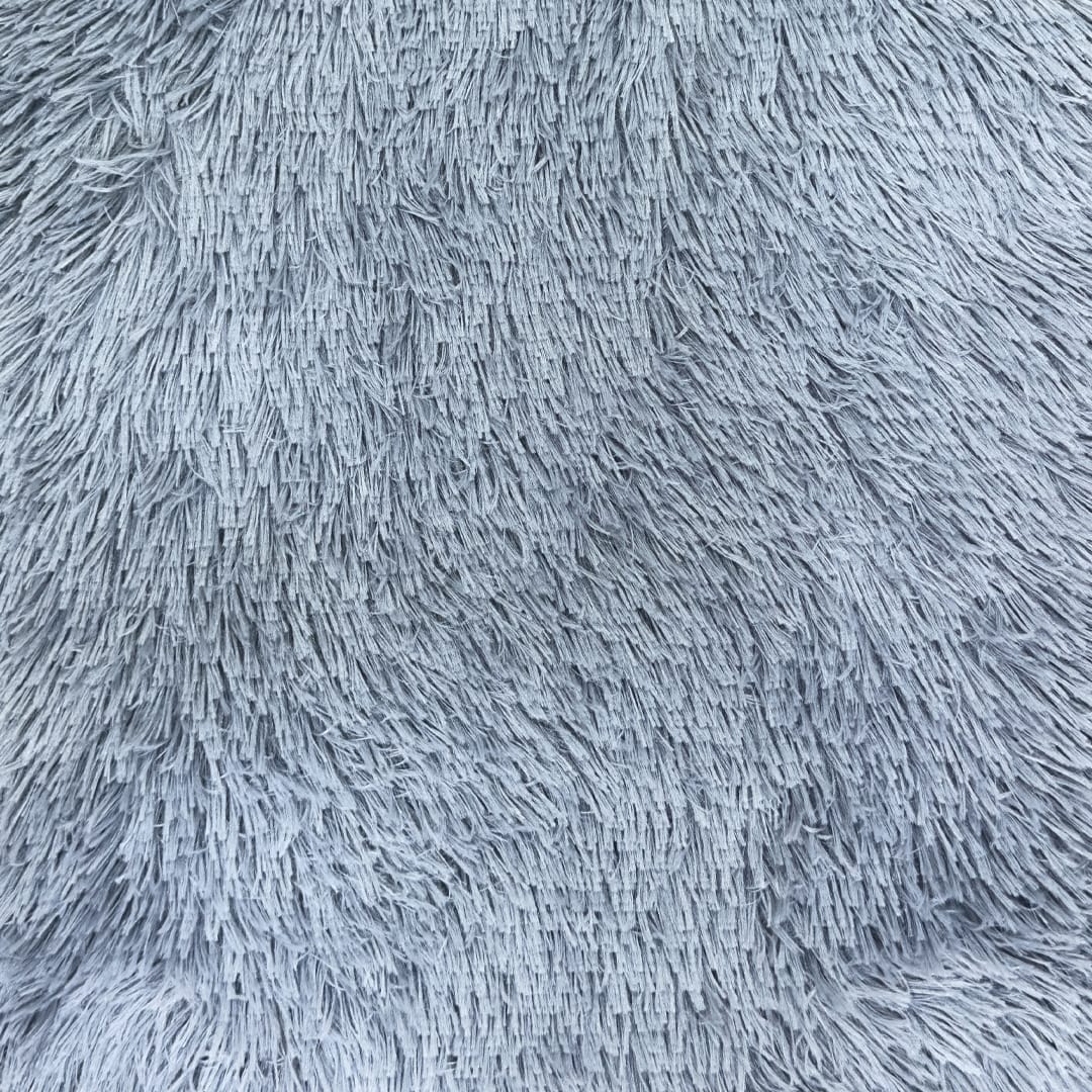 plush foot matt grey