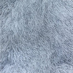 plush foot matt grey