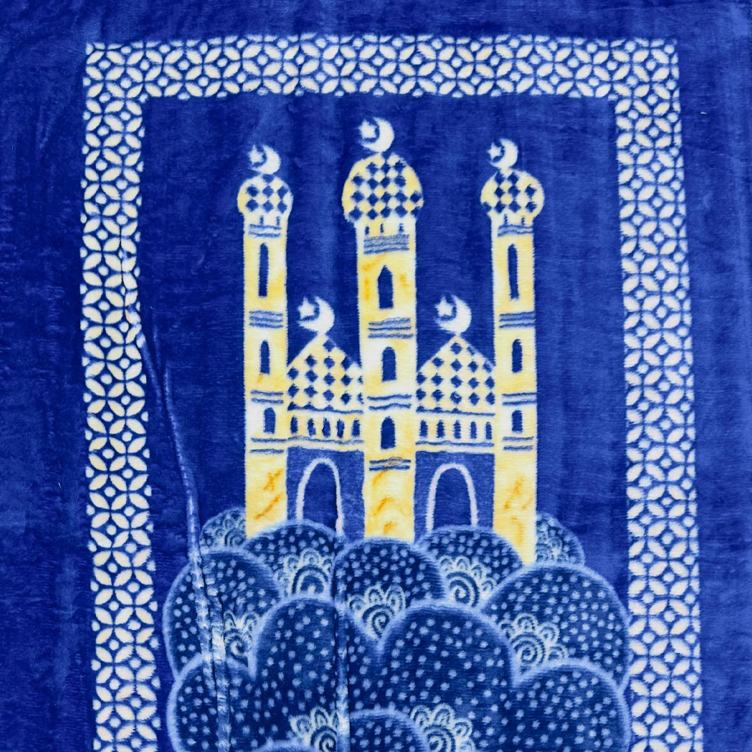 premium velvet prayer mat minaret