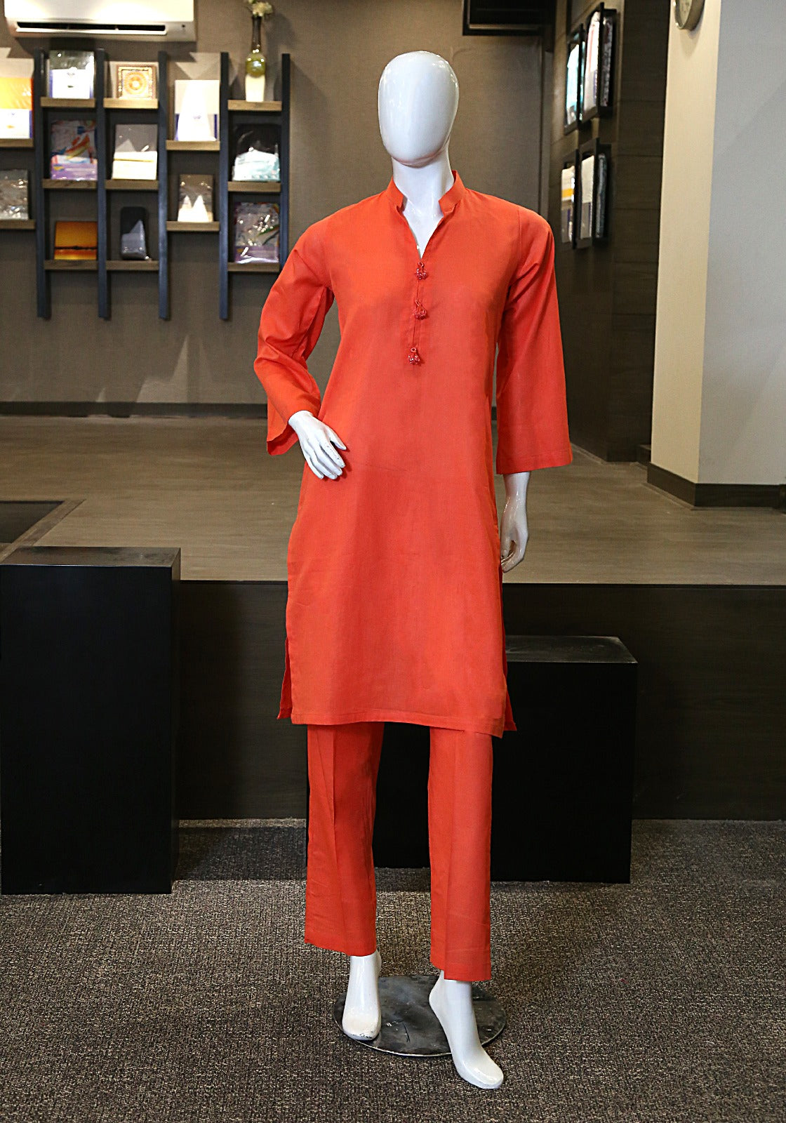 sublime ready to wear 2 pcs orange