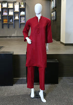 sublime ready to wear 2 pcs maroon