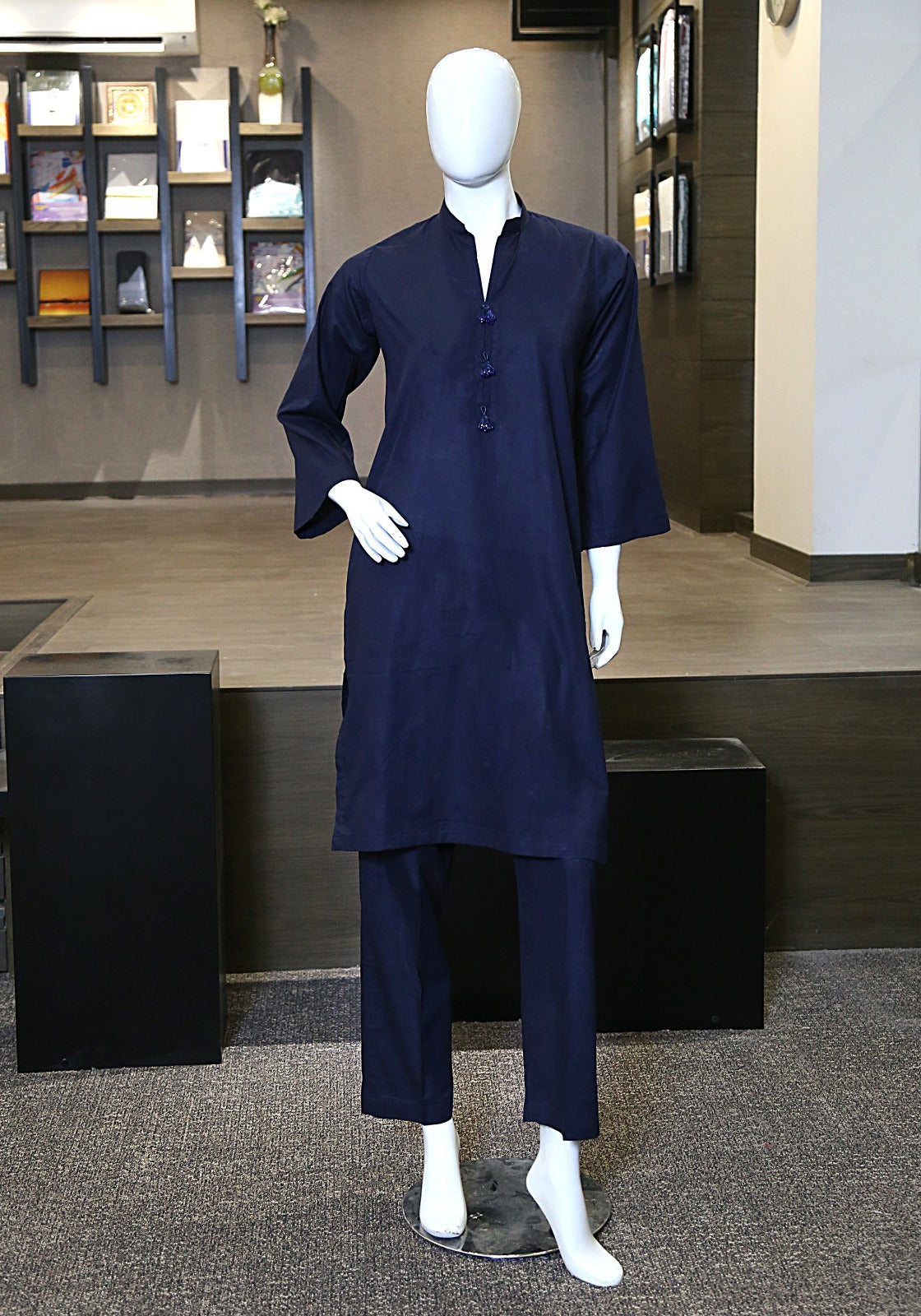 sublime ready to wear 2 pcs navy blue