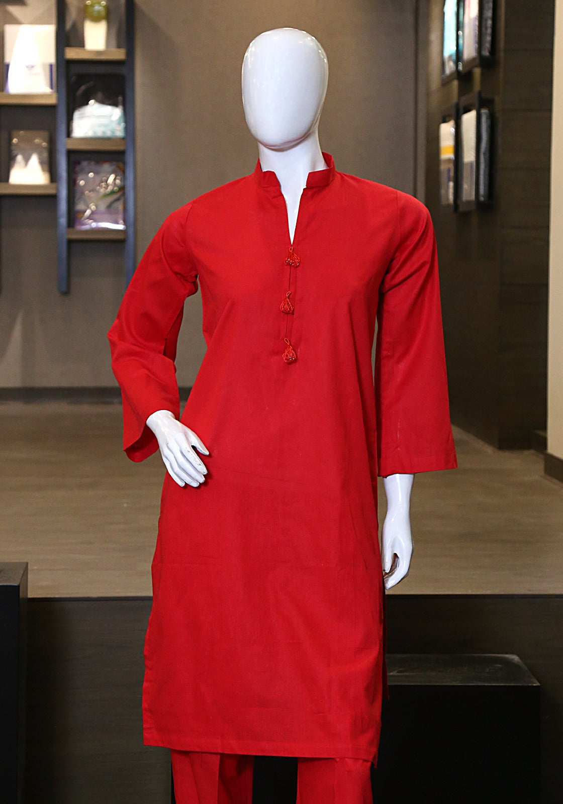 sublime ready to wear 2 pcs red