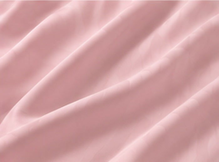 Cotton Sateen Stripe Bed Sheet Set-Pink