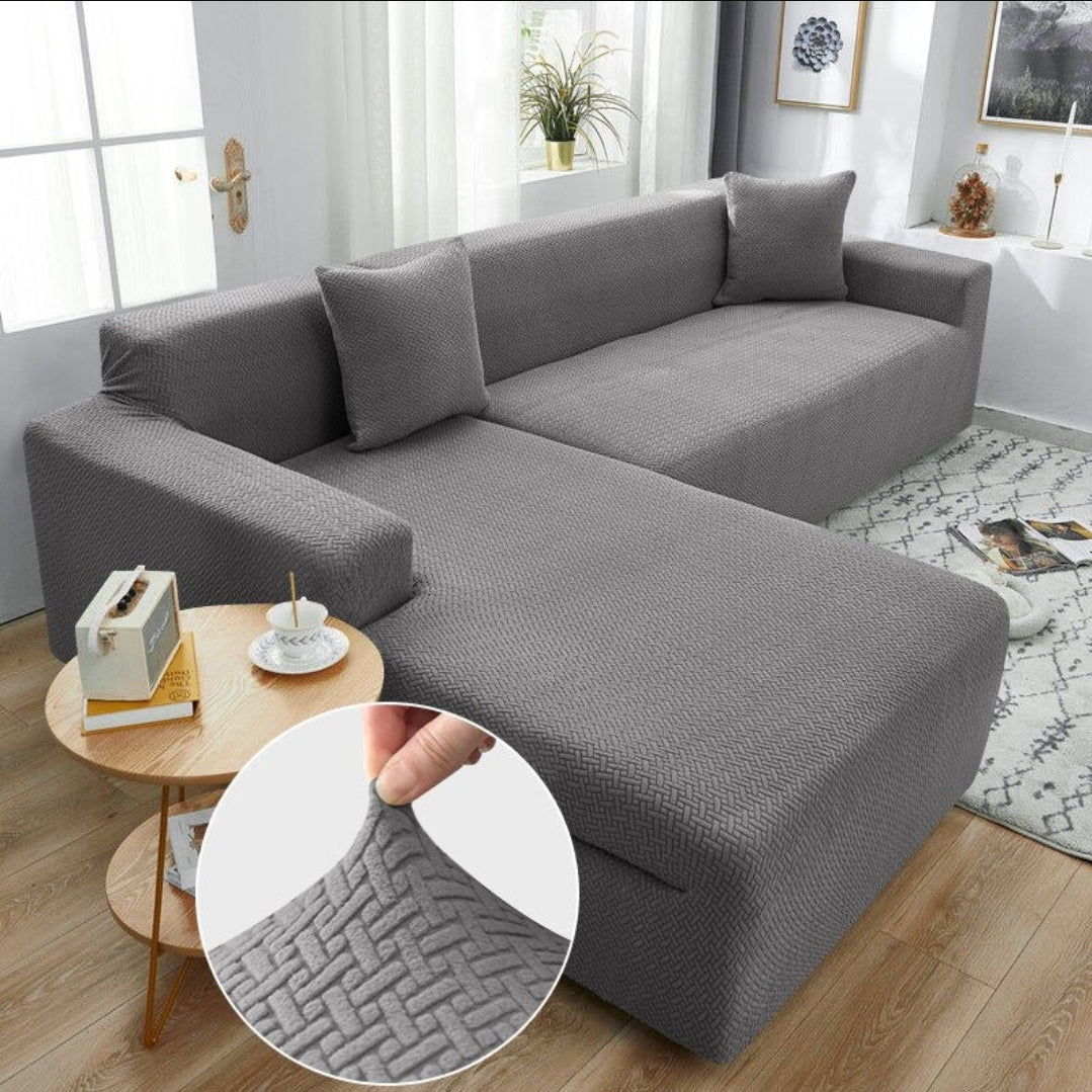 stripe jacquard cushion cover grey cushion cover.